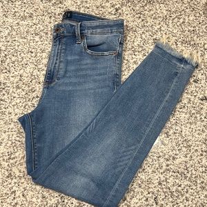 Lucky Brand distressed skinny jeans